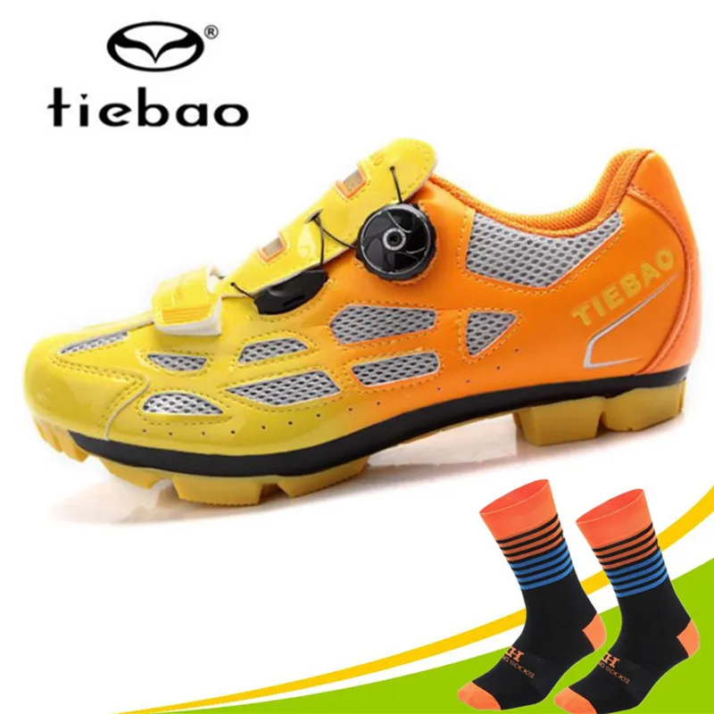 

Tiebao Cycling sport Breathable Athletic Cycling Shoes Racing sapatilha ciclismo MTB TPU Soles Mountain biking shoes PVC Soles