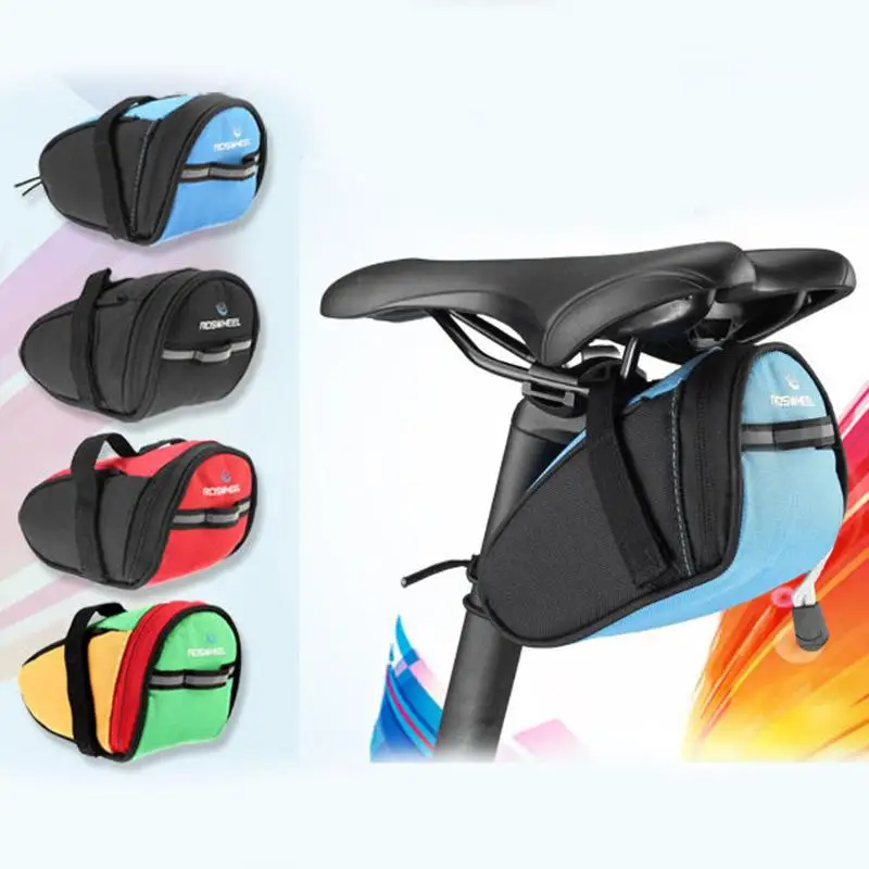 Excellent New Cool Riding Equipment Colorful Fashionable Bicycle Saddle Package Upgraded Seat Tail Rear Pouch Key Wallet Phone Holder 3