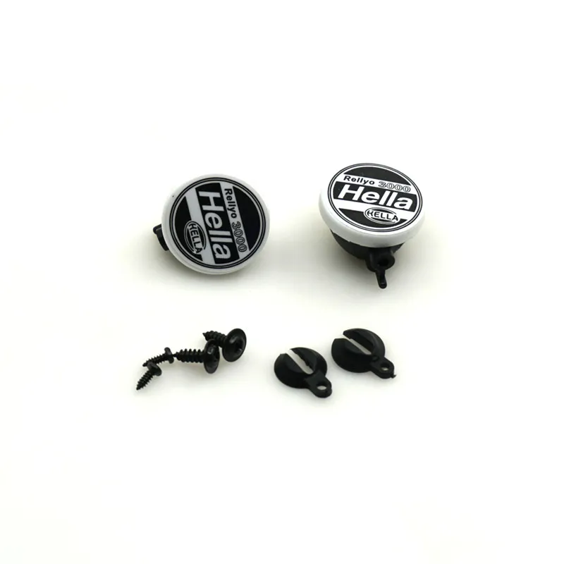 

1Pair/2Pairs RC Car Round LED Light Cover for 1:10 Tamiya HSP RC Car Axial SCX10 90046 D90 Traxxas TRX-4 RC Crawler