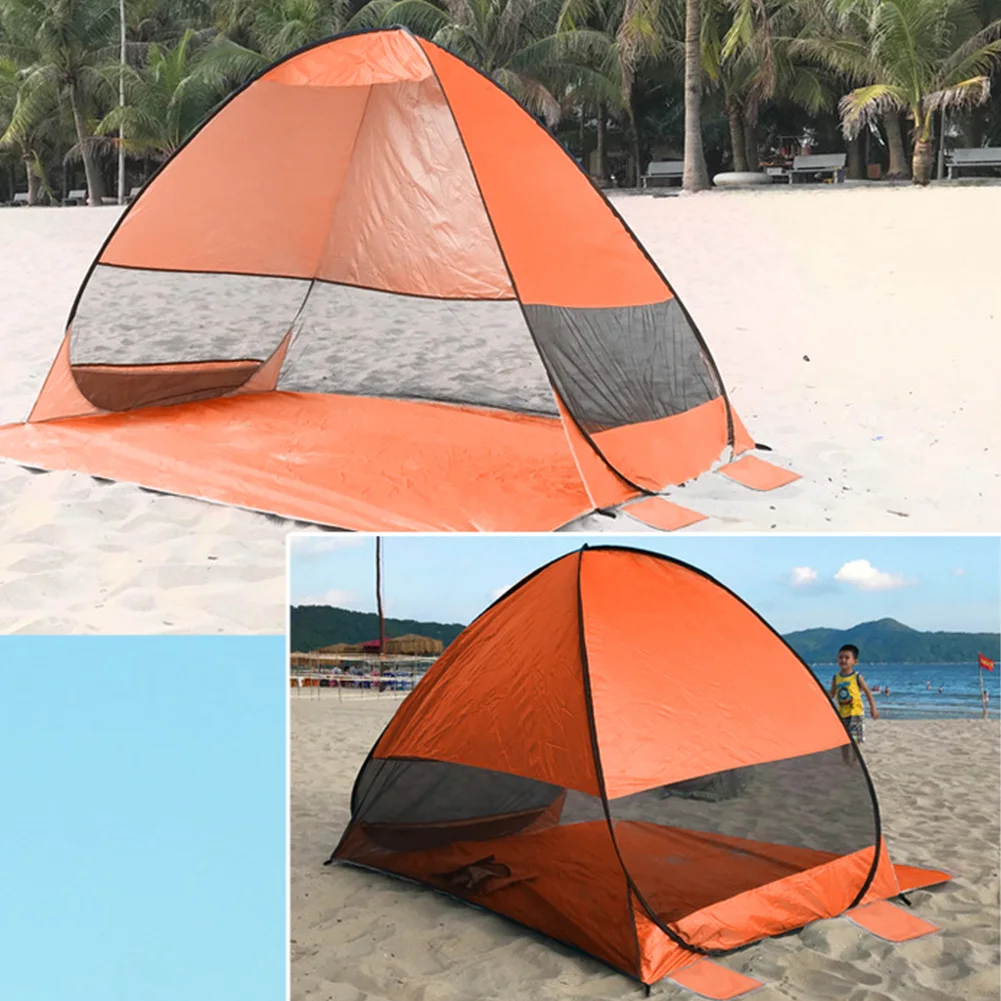 Автоматический солнцезащитный навес с защитой от ультрафиолета, напольный коврик для палатки, влагостойкий гамак, укрытие для кемпинга, пикника, защита от дождя