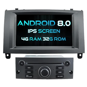 WITSON Android 9,0 ips HD экран для PEUGEOT 407 автомобильный DVD Авто Стерео gps 4 Гб ram+ 64 Гб FLASH 8 Octa Core+ DVR/wifi+ DSP+ DAB+ OBD+ 4G