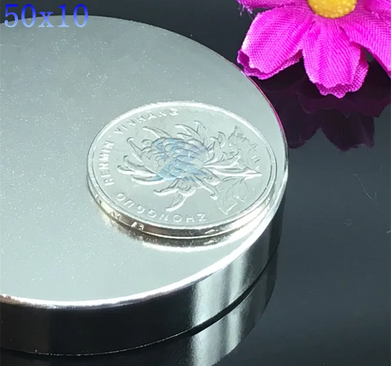 Неодимовый магнит N35 Сильный диск nd fe B 50x10 мм 1 шт. бесплатная доставка|craft caddy|craft