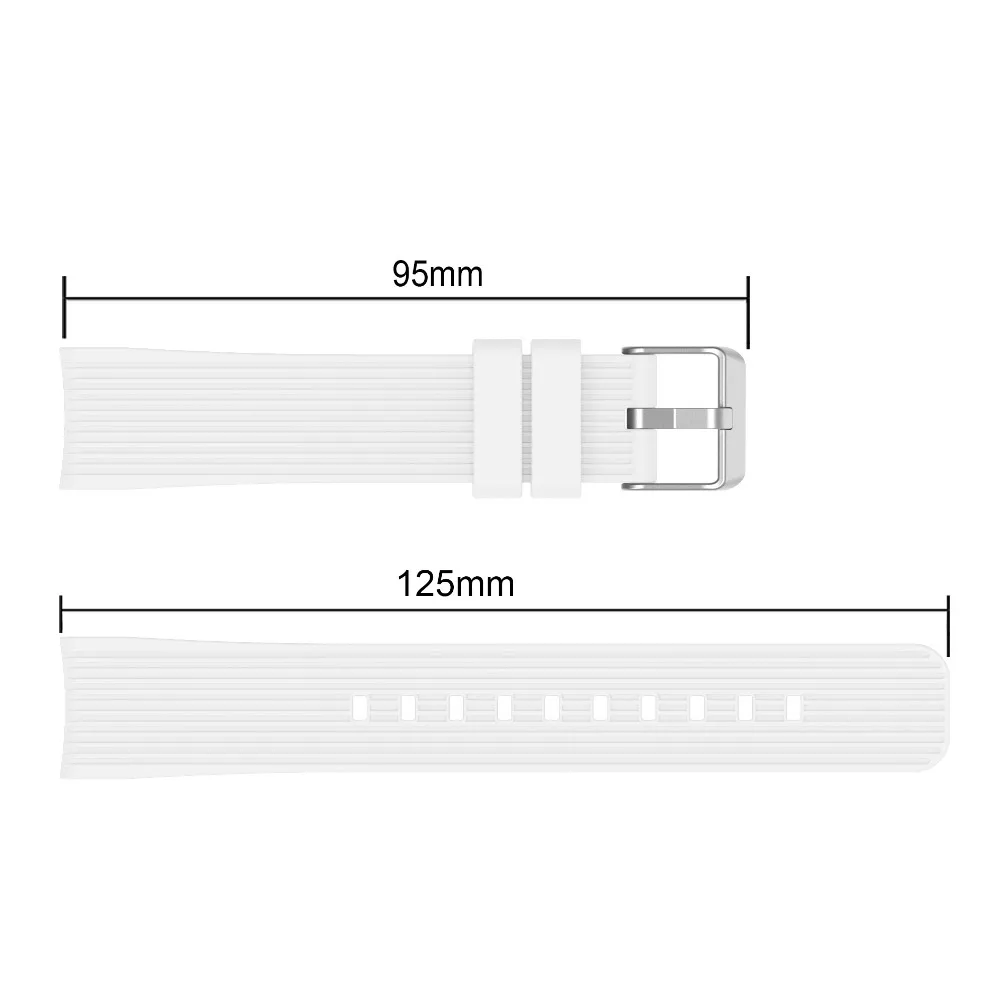 Replacemet strap for Samsung Galaxy Watch 42mm wrist 20mm smart watchband for Samsung Gear S2 Classic R732 Bracelet new Silicone