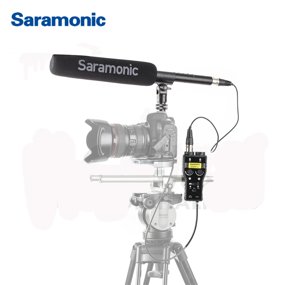 SmartRig+ 2 Channel XLR/3.5mm Microphone Audio Mixer with Phantom Power