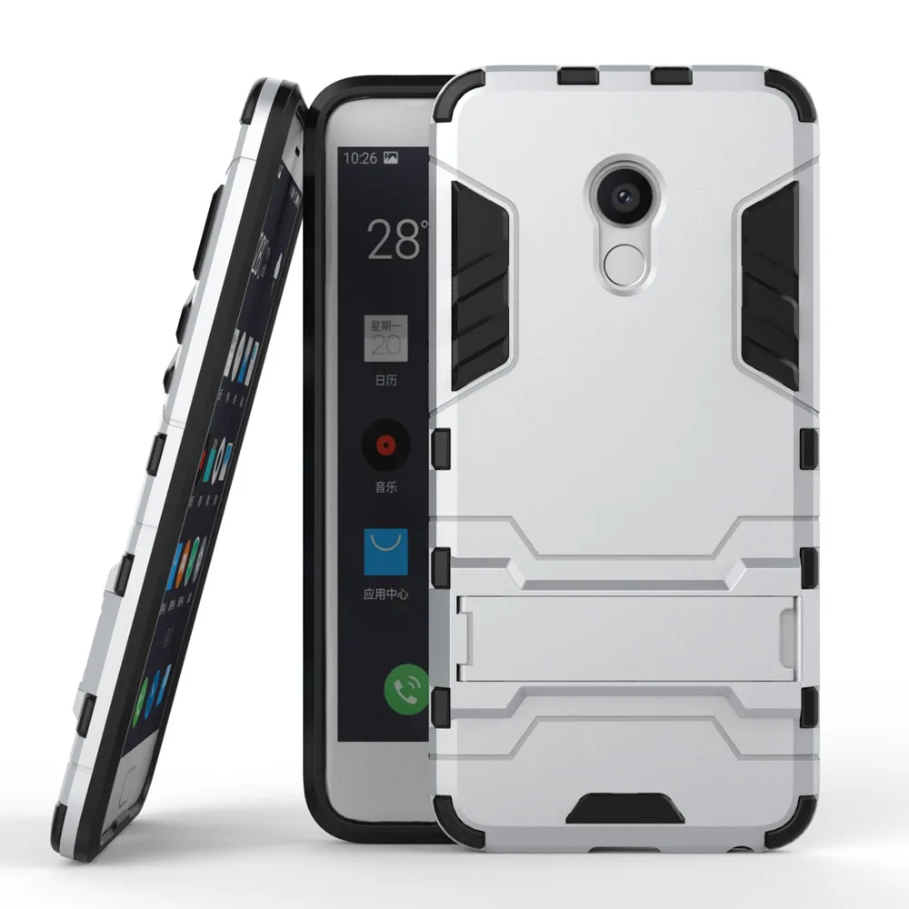 For Meizu Pro 6 Case Heavy Duty Hybrid Armor Back Kickstand Silicon Shockproof 5.2 inch Phone | Мобильные телефоны и