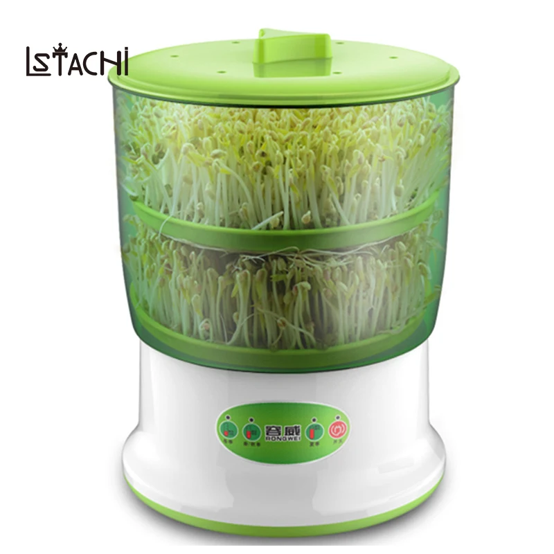 LSTACHi Intelligent Bean Sprouts Maker household Upgrade Large Capacity Thermostat Green Seeds Growing Automatic Sprout Machine LSTACHi Intelligent Bean Sprouts Maker household Upgrade Large Capacity Thermostat Green Seeds Growing Automatic Sprout Machine
