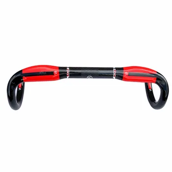 

2017 new FCFB red T700 UD+3k carbon handlebar road bike racing/cycling bar super light bike parts 400mm 180+/-3g