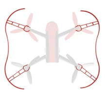 2016 Parrot RC Drone Propeller Prop Protective Guard Bumper Protector for Parrot Bebop 2.0 Quadcopter White Red Free Shiping