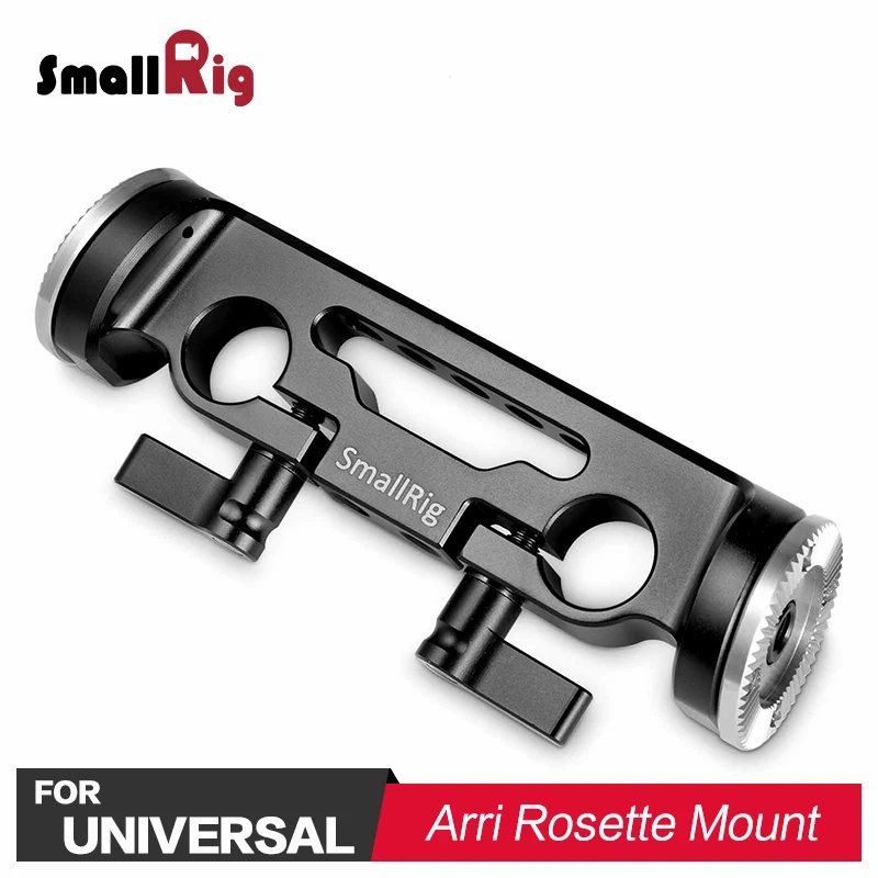 cheap SMALLRIG DSLR Camera Video Shooting Rig 15mm Rod Clamp with ARRI Rosette Mount 1898
