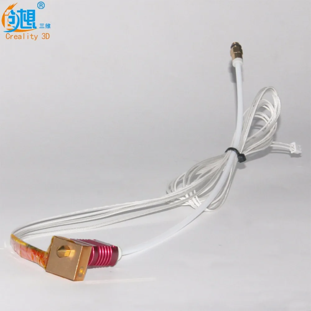 

High Quality Extruder Spare Parts for CR-10 Series 3D Printer Assembled With Nozzle Heating Block Temperature Sensor
