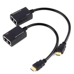 1 шт. Новый HDMI по RJ45 CAT5e CAT6 UTP LAN Ethernet Extender повторителя 1080 P 3D Лидер продаж по всему миру