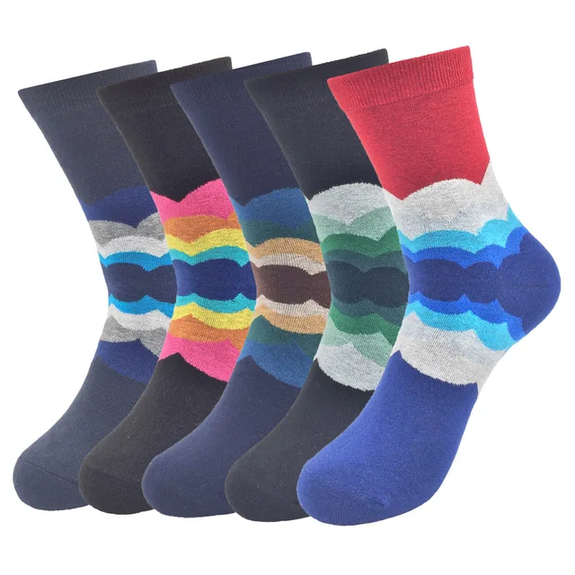 5 Pairs Colored Nonslip Compression Socks