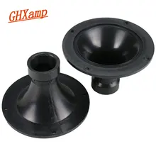 GHXAMP твитер Рог круглый ВЧ рот винт Рог интерфейс профессиональный динамик ABS пластик рупорный адаптер пластина 2 шт