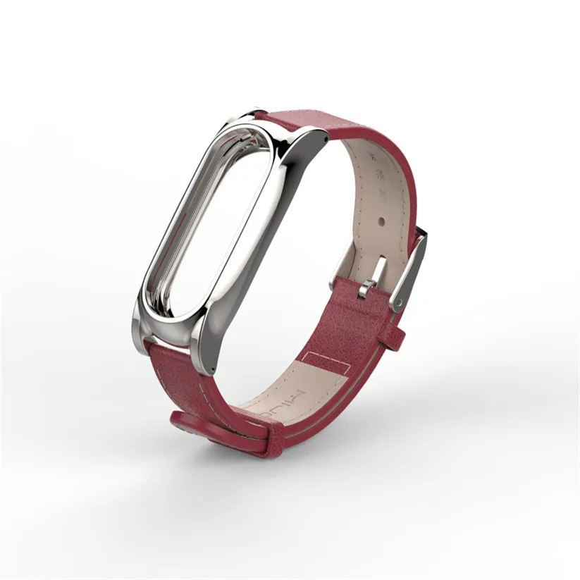 Браслет carprie Mijoas новые модные кожаные Смарт наручные часы ремешок для Xiaomi Miband 2