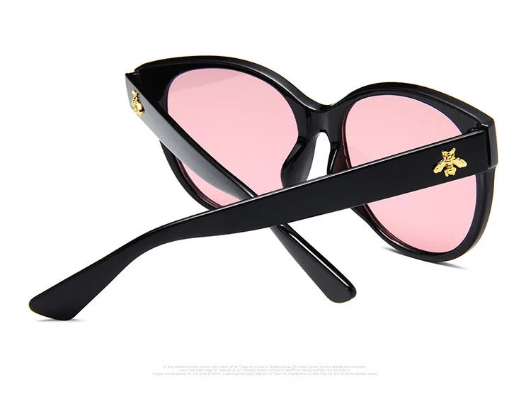 Женские солнцезащитные очки, брендовая оправа, пчелиные очки, брендовые модные дизайнерские женские солнцезащитные очки, винтажные сексуальные очки UV400, Gafas de sol mujer