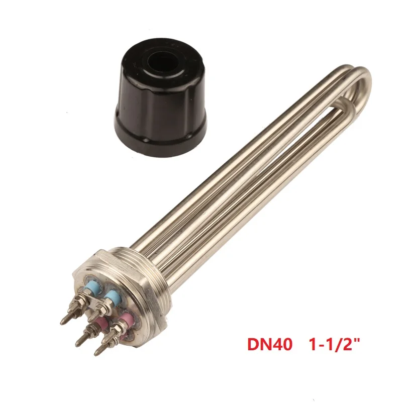 DN40 1.5" SS304 Electric Water Heating Element for Engineering Tankn,3U
