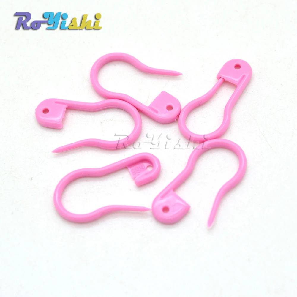 Colorful Plastic Safety Pins 7/8"Length For Label Tags Fasteners Charms Baby Shower sewing pins
