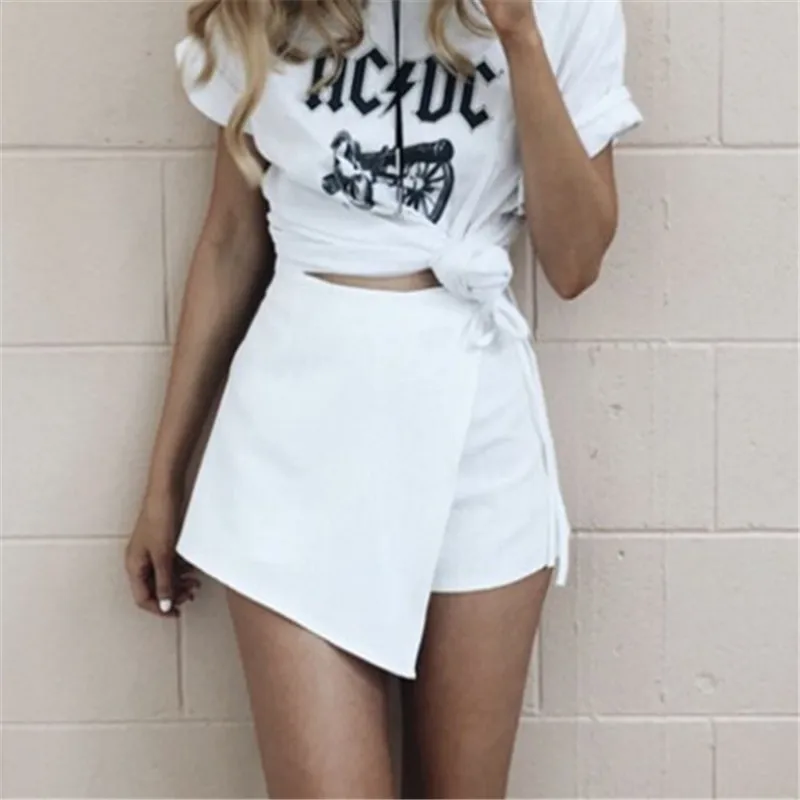 

Ladys Women Sexy Hot Shorts Skirts Summer Casual Solid High Waist Shorts Skirts