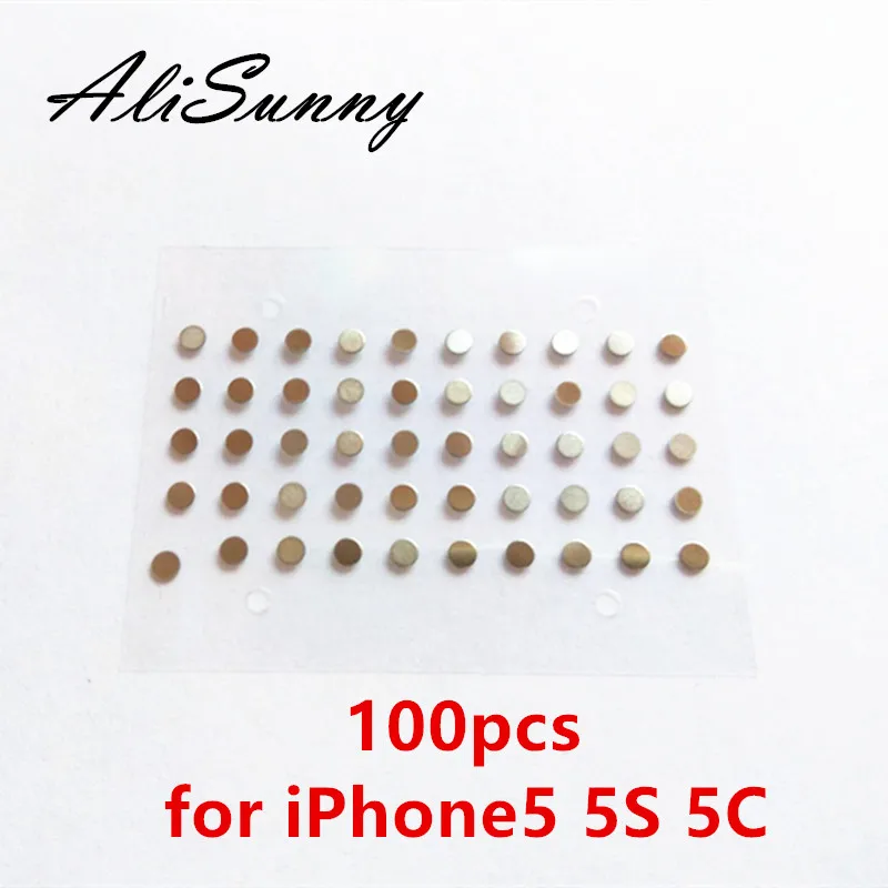 

AliSunny 100pcs Power & Volume Button Metal Spacer for iPhone 5 5S 5C 5G Shim Replacement Parts