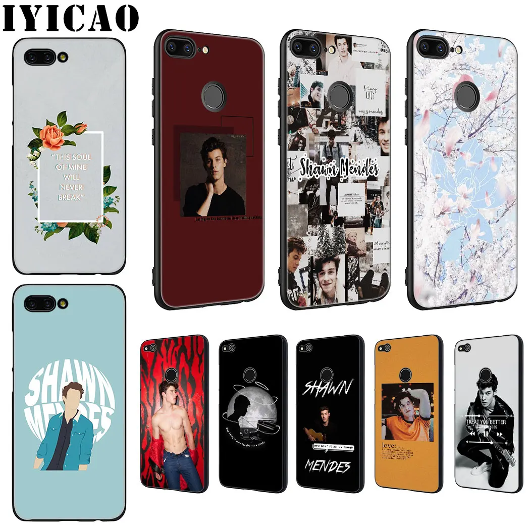 

IYICAO Shawn Mendes Soft Phone Case for Huawei Honor 6A 7A 9X 20 Pro 7C 7X 8 9 10 Lite 8X 8C Note 10 View 20 Case