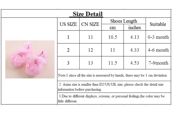 Детская обувь для маленьких девочек 0-12 месяцев с бантиком и мягкой подошвой; обувь для малышей; нескользящая кружевная обувь принцессы для новорожденных девочек; обувь на крестины