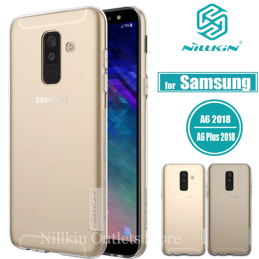 Nilkin for Samsung Galaxy A6 2018 Case Nillkin Soft Silicone TPU Clear Transparent Cover Plus / A9 Star Lite | Мобильные телефоны и