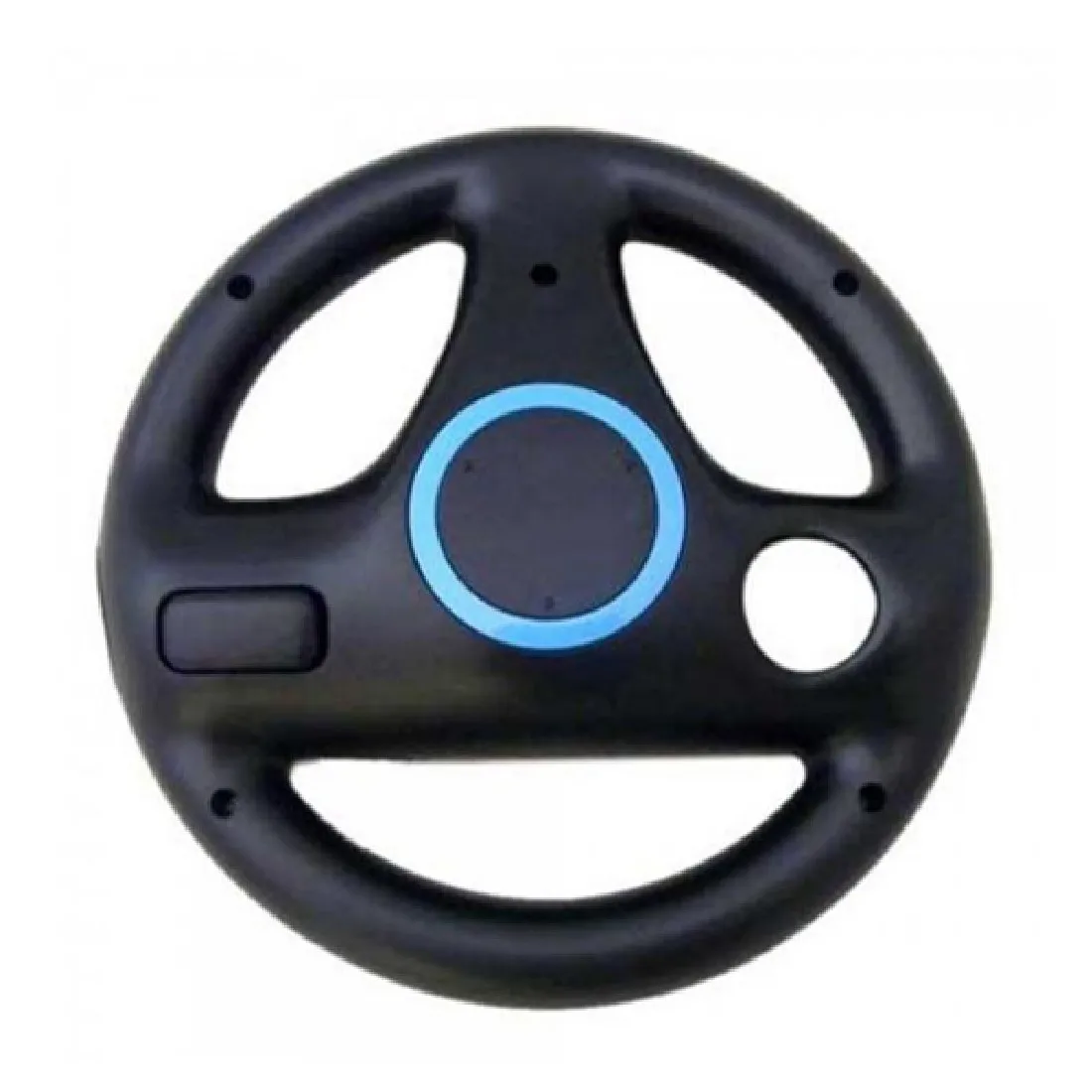 JESBERY Black Steering Wheel For Nintendo Wii Mario Kart Racing Top