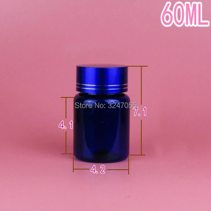 60ML30/50/100 шт. фотопластиковая бутылка для лекарств разноцветная животных
