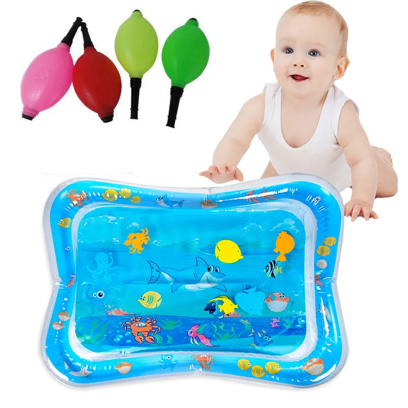 6 Styles 2019 Summer Creative Baby Crawling Water Mat Inflatable Play Pad Newborn Cushion Prostate Pat toy | Мать и ребенок