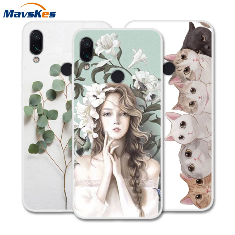 

Case for Xiaomi Redmi Note 7 Case Redmi Note 7 Pro Silicone Cute Shockproof Cover TPU Phone Cases for Xiomi Redmi 7 Note7 Cases