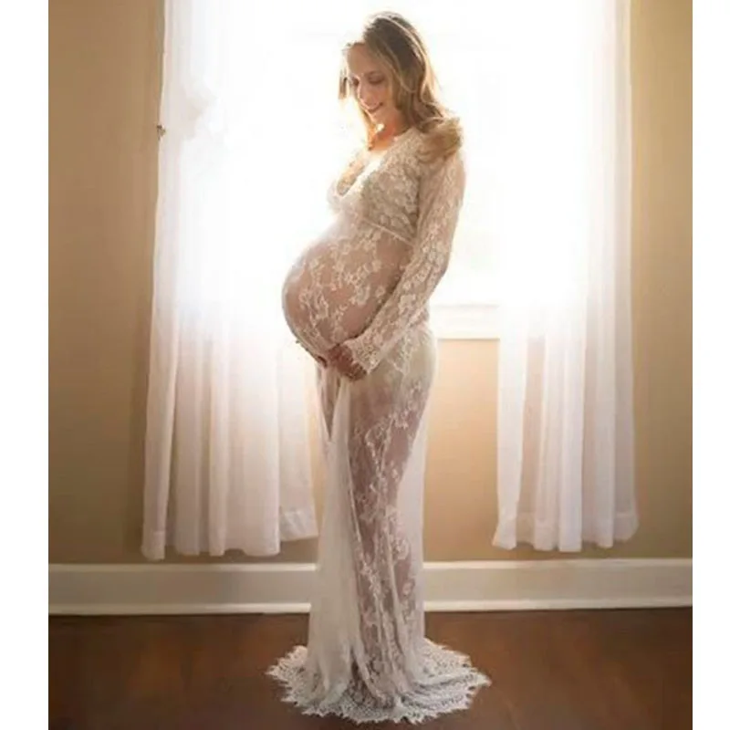 Кружевное платье для беременных; платья для фотосессии; Длинное Макси-платье для беременных; реквизит для фотосессии; платья для беременных