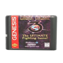 Mortal Kombat 3 Конечная файтинг 16 бит игровая карта для sega Mega Drive и sega Genesis