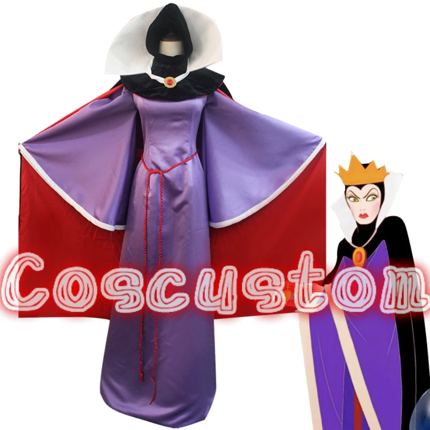 Coscustom High Quality Snow White Evil Queen Costume Evil queen dress