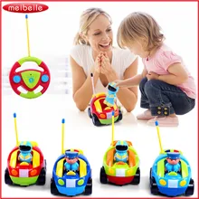 Control remoto playmobile po-piojos de dibujos animados cars con luz música ecléctica rc car toys for kids niños chicos cars en la radio Control