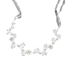 1 шт Свадебная головная повязка жемчужина; стразы; хрусталь свадебные головные уборы головной убор аксессуары для волос Головные уборы