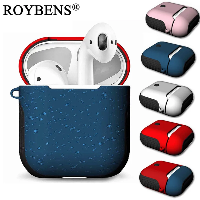 

For Apple Airpods Hard Case Protective Silicone Cover Air Pods Earphone Charging Box Shell Earpods Earphone Case Accessories