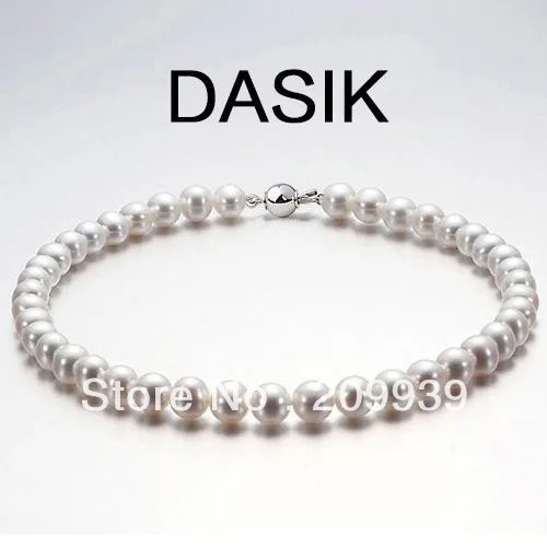 Huij 001136 DASIK природный настоящее жемчужное ожерелье роскошные украшения жемчугом высокое качество! 5.2