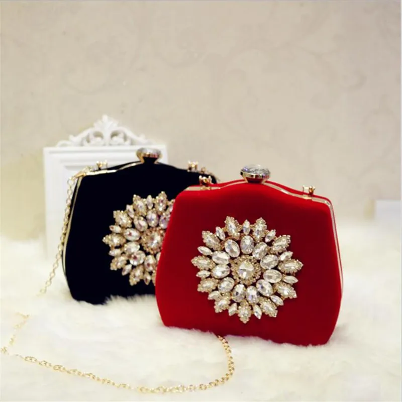 Meloke 2019 new diamond sun flowers evening bags luxury wedding clutch bags for girls party dinner bags with chain MN861 Meloke 2019 new diamond sun flowers evening bags luxury wedding clutch bags for girls party dinner bags with chain MN861