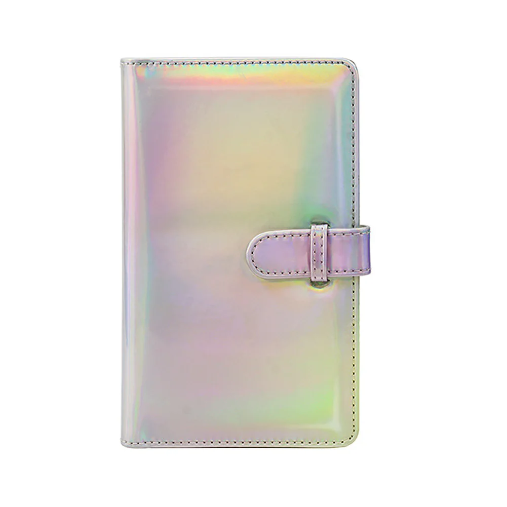 

96 Pockets Photo Album Instant Collection Insert Picture Gifts Artificial PU Home Colorful Decor Mini Storage Card Holder