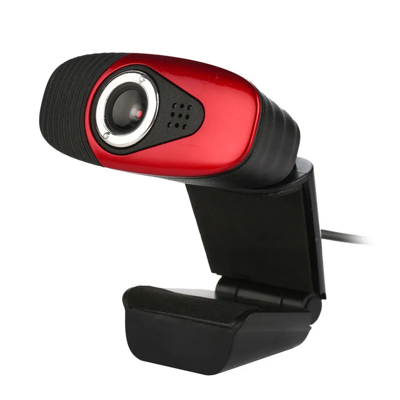 Del Best HD 12 мегапикселей USB 2,0 веб-камера с микрофоном для Skype компьютера ПК Ноутбуки 01 июля Прямая поставка - Цвет: Красный
