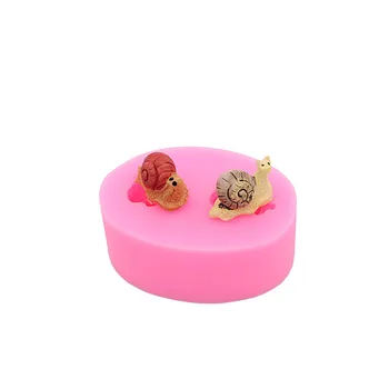 

Gadgets Fondant Molds Snail Silicone Moulds Cake Chocolate Candle Polymer Clay Fimo Polymer Clay Charms Mold snail Flexible