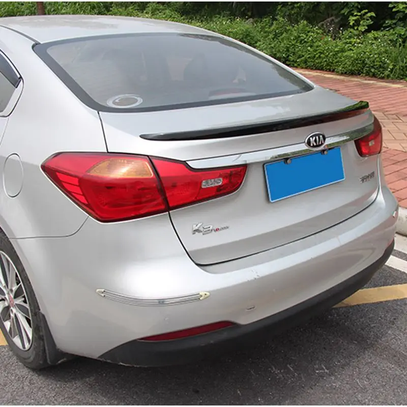 

Car Accessories For Kia Forte K3 2011 2012 2013 2014 ABS Plastic Unpainted Primer Tail Trunk Lip Wing Rear Spoiler CarDecoration
