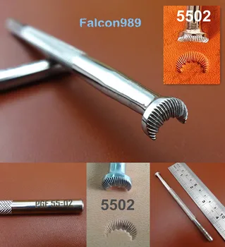 

1pc Stainless Steel Leather Craft Carving Stamping Stamp Punch Stamper Tool Master Leather Stamper - Chisel Pricking Iron Awl