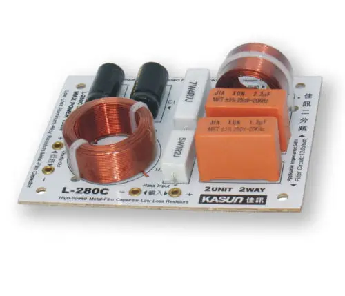 

2pcs New Advanced L-280C Two-frequency Stereo Speaker Divider Woofer Crossover