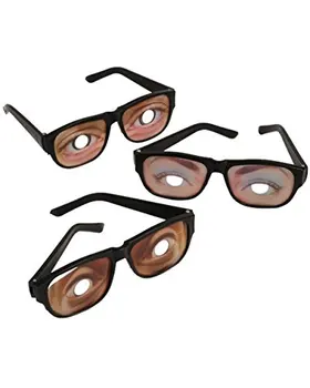 

1Set Funny Eyes Disguise Glasses Gag Toys Practical Jokes Toys Gift Party props