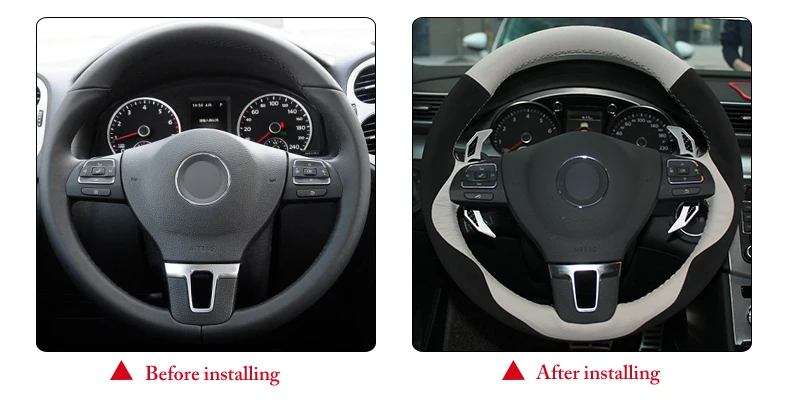 for VW Passat CC steering wheel cover