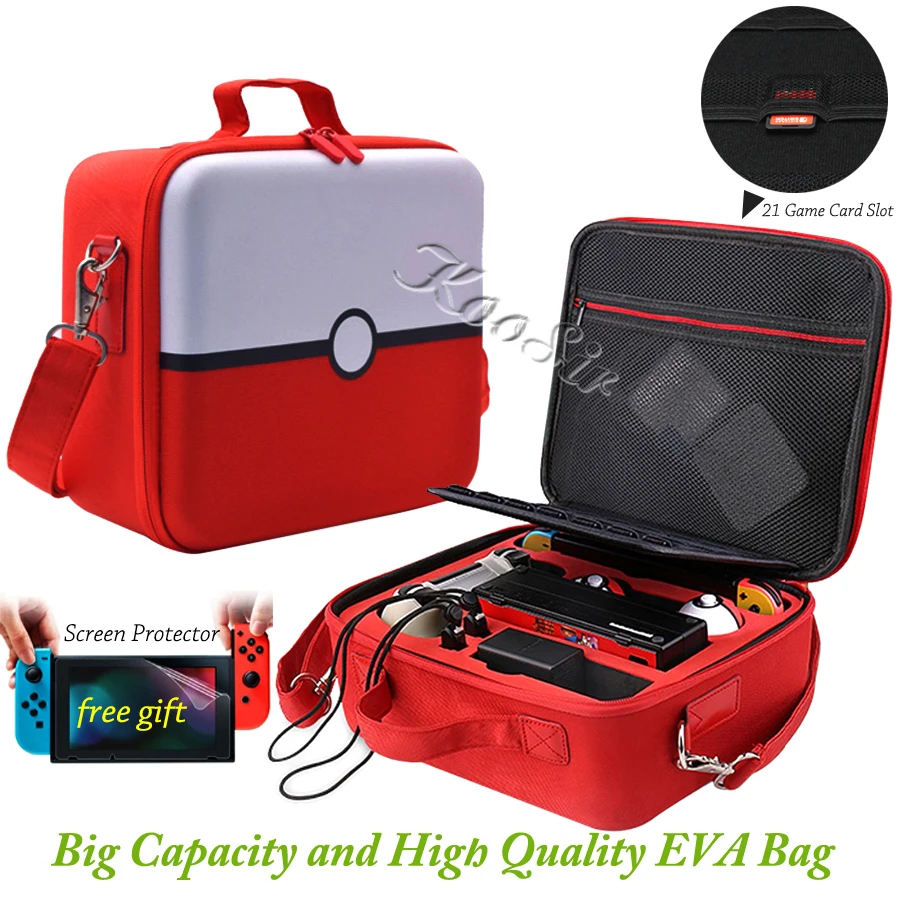 

Nintend Switch NS Big Capacity Portable EVA Storage Carrying Bag Nitendo Cases NintendoSwitch Accessories Protective Cover