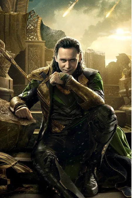 Горячий Тор: Темный мир Loki Шелковый постер к фильму настенная домашняя
