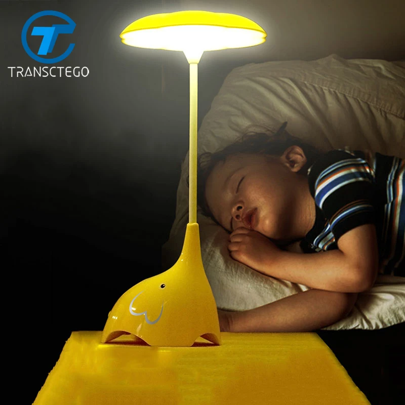 

Cartoon LED nightlight rechargeable lamp bedroom bedside lamp touch switch light induction lamp