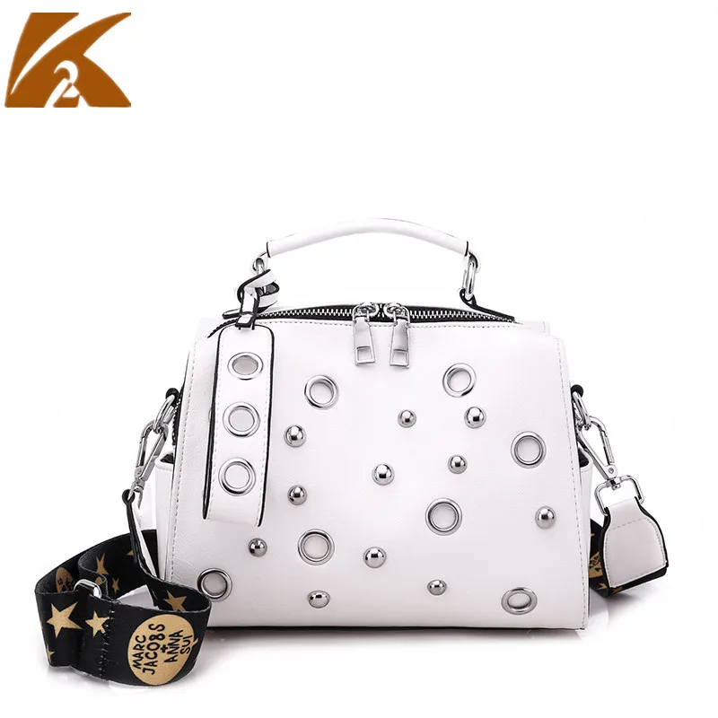 

KVKY Fashion Crossbody Bags for Women Leather Handbags Wide Strap Messenger Bags Lady Party Purse Shoulder Bag Cross Body Bags